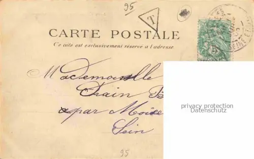 AK / Ansichtskarte Presles PONTOISE 95 Val-d Oise Eglise et la Marie