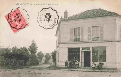 AK / Ansichtskarte Luzarches Sarcelles 95 Val-d Oise Route de Chaumontel
