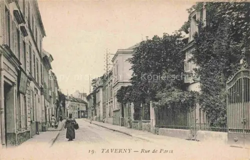 AK / Ansichtskarte Taverny PONTOISE 95 Val-d Oise Rue de Paris