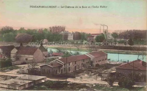 AK / Ansichtskarte Persan-Beaumont PONTOISE 95 Val-d Oise Château de la Soie et l'India Ruber