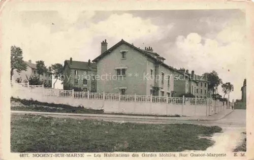 AK / Ansichtskarte NOGENT-SUR-MARNE 94 Val-de-Marne Les Habitations des Gardes Mobiles Rue Gaston-Margerie