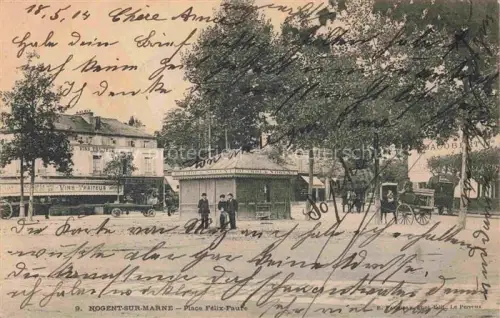 AK / Ansichtskarte NOGENT-SUR-MARNE 94 Val-de-Marne Place Félix-Faure