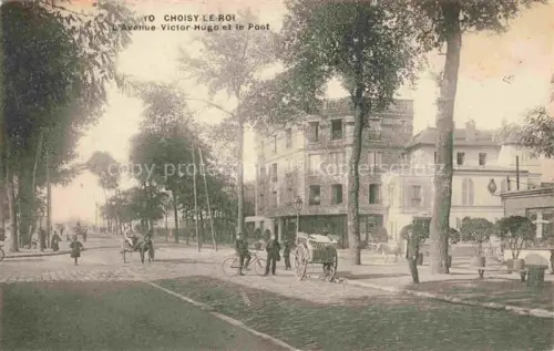 AK / Ansichtskarte Choisy-le-Roi CRETEIL 94 Val-de-Marne Avenue Victor Hugo et le pont