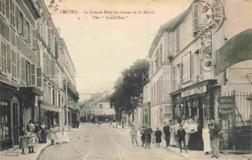 AK / Ansichtskarte CRETEIL 94 Val-de-Marne La Grande Rue au-dessus de la Mairie
