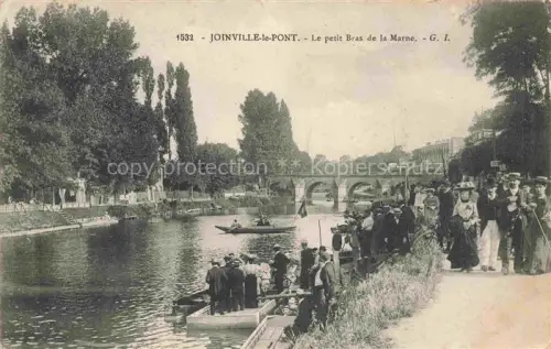 AK / Ansichtskarte Joinville-le-Pont Nogent-sur-Marne 94 Val-de-Marne Le petit bras de la Marne