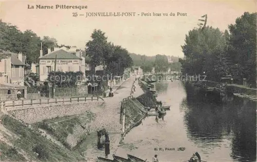 AK / Ansichtskarte Joinville-le-Pont Nogent-sur-Marne 94 Val-de-Marne Petit bras vu du pont