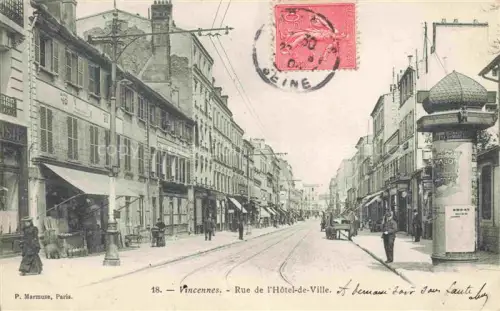 AK / Ansichtskarte VINCENNES  Nogent-sur-Marne 94 Val-de-Marne Rue de l'Hôtel de Ville
