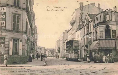 AK / Ansichtskarte VINCENNES  Nogent-sur-Marne 94 Val-de-Marne Rue de Montreuil
