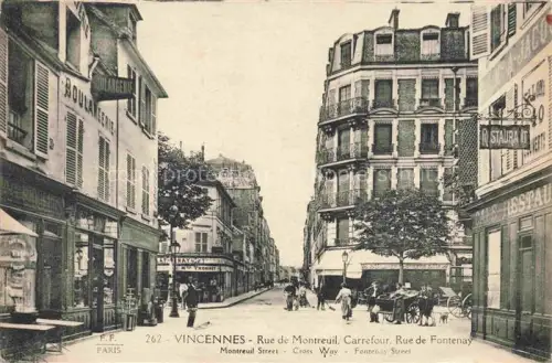 AK / Ansichtskarte VINCENNES  Nogent-sur-Marne 94 Val-de-Marne Rue de Montreuil Carrefour Rue de Fontenay