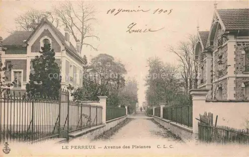 AK / Ansichtskarte Le Perreux-sur-Marne Nogent-sur-Marne 94 Val-de-Marne Avenue des Platanes