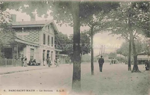 AK / Ansichtskarte Parc Saint-Maur CRETEIL 94 Val-de-Marne La Station