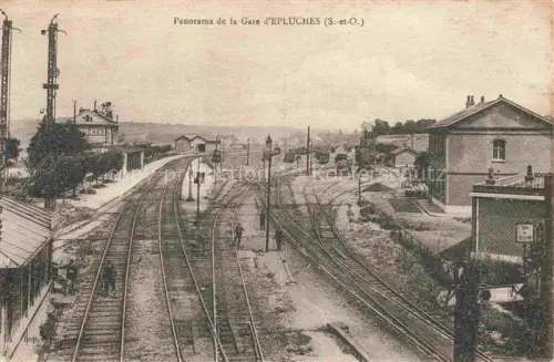 AK / Ansichtskarte Epluches Courcelles Saint-Ouen l Aumone Pontoise 95 Val-d Oise Panorama de la gare