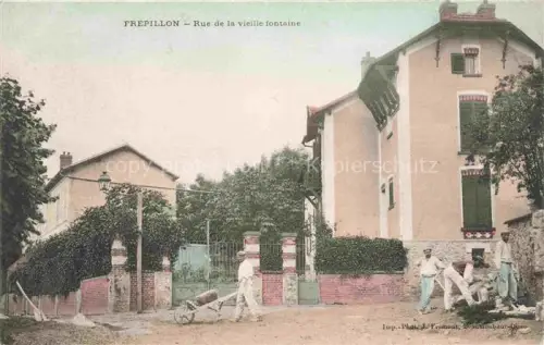 AK / Ansichtskarte Frepillon PONTOISE 95 Val-d Oise Rue de la vieille fontaine