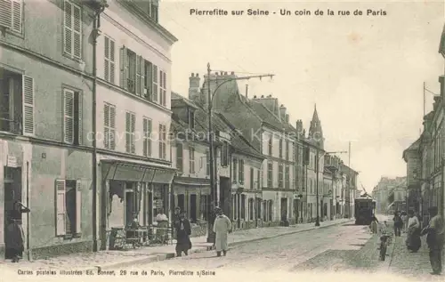 AK / Ansichtskarte Pierrefitte -sur-Seine Saint-Denis 93 Seine-Saint-Denis Un coin de la Rue de Paris