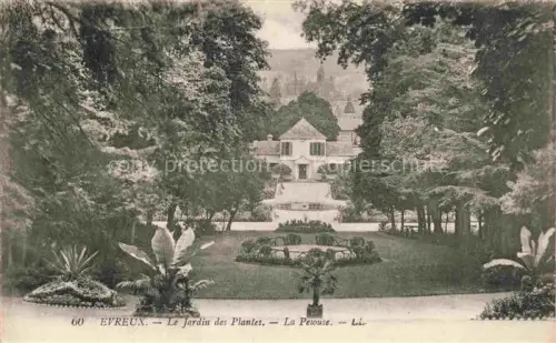 AK / Ansichtskarte EVREUX 27 Eure Le Jardin des Plantes La Pelouse