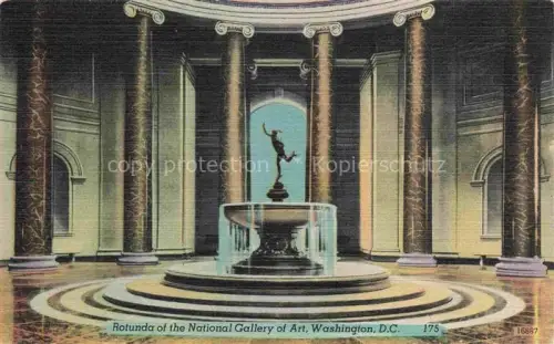 AK / Ansichtskarte WASHINGTON  DC USA Rotunda of the National Gallery of Art