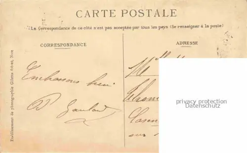 AK / Ansichtskarte NICE   Nizza 06 Alpes-Maritimes Jardins des Palmiers et Avenue Massena