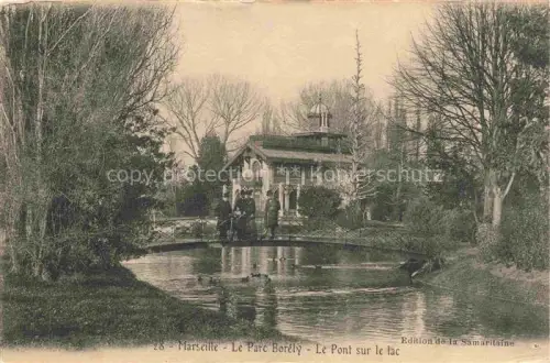 AK / Ansichtskarte MARSEILLE 13 Le Parc Borely Le Pont sur le lac
