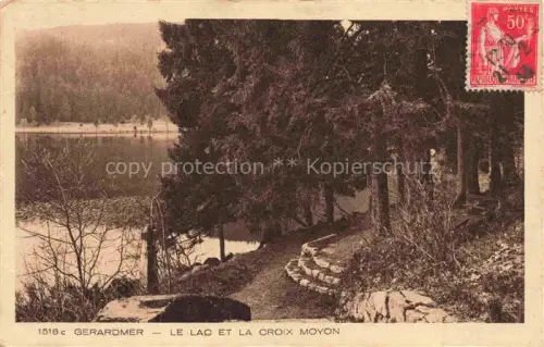 AK / Ansichtskarte Gerardmer Saint-Die 88 Vosges Le Lac et la Croix Moyon
