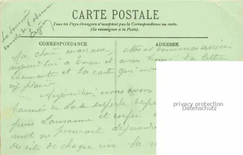 AK / Ansichtskarte Evian-les-Bains Thonon-les-Bains 74 Haute-Savoie Vue prise du Lac