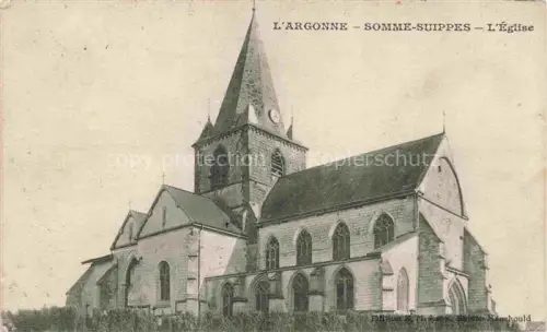 AK / Ansichtskarte Somme-Suippes Somme-Suippe 51 Marne Eglise