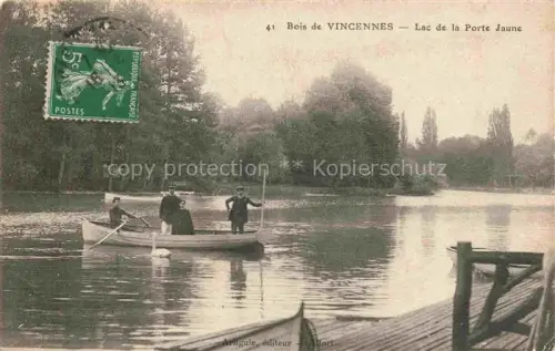 AK / Ansichtskarte VINCENNES  Nogent-sur-Marne 94 Val-de-Marne Lac de la Porte Jaune