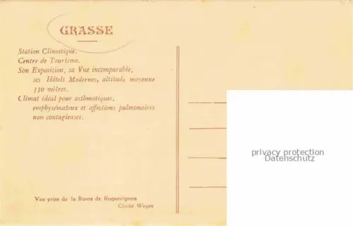 AK / Ansichtskarte GRAssE 06 Station Climatique Centre de Tourisme Vue panoramique