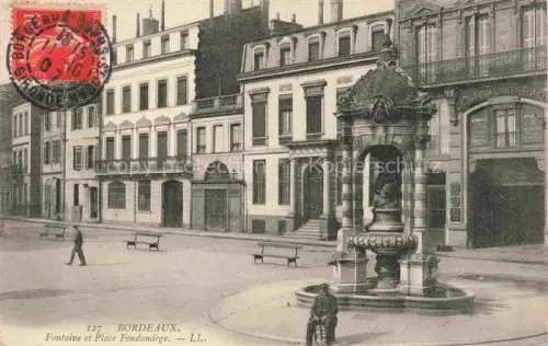 AK / Ansichtskarte BORDEAUX 33 Gironde Fontaine et Place Fondandege