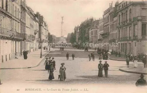 AK / Ansichtskarte BORDEAUX 33 Gironde Le Cours du Trente Juillet