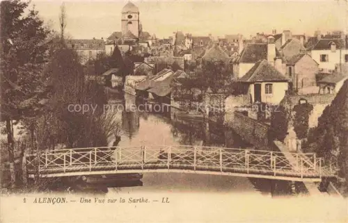 AK / Ansichtskarte ALENCON 61 Orne Une Vue sur la Sarthe