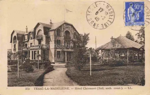 AK / Ansichtskarte Tesse-la-Madeleine ALENCON 61 Orne Hotel Clairmont