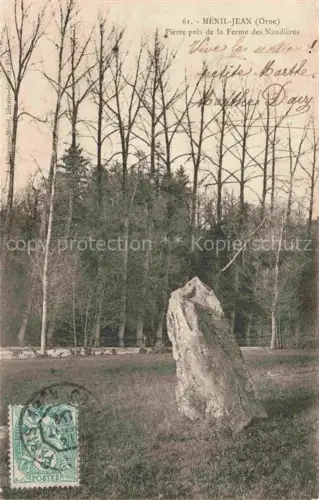 AK / Ansichtskarte Menil-Jean ARGENTAN 61 Orne Pierre ypres de la Ferme des Naudieres