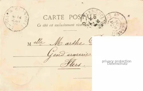 AK / Ansichtskarte Menil-Jean ARGENTAN 61 Orne Pierre ypres de la Ferme des Naudieres