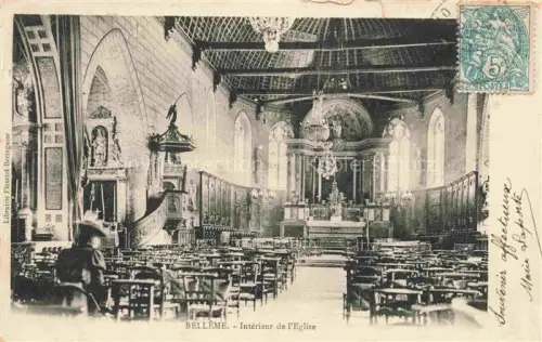 AK / Ansichtskarte Belleme Mortagne-au-Perche 61 Orne Interieur de l'Eglise