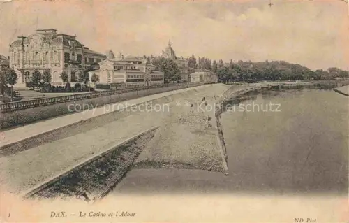 AK / Ansichtskarte DAX 40 Landes Le Casino et l'Adour