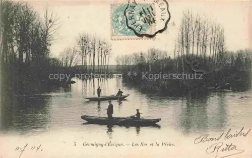 AK / Ansichtskarte Germigny-l Eveque MEAUX 77 Seine-et-Marne Les Iles et la Peche