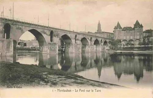 AK / Ansichtskarte MONTAUBAN 82 Tarn-et-Garonne Le Pont sur le Tarn