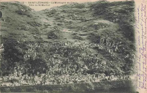 AK / Ansichtskarte St-Leonard-de-Noblat 87 Haute-Vienne La Montagne de Clavis Fete de St Martial