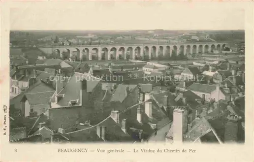 AK / Ansichtskarte Beaugency ORLEANS 45 Loiret Vue generale Le Viaduc du Chemin de Fer
