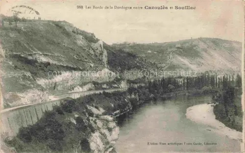 AK / Ansichtskarte Cazoules Sarlat-la-Caneda 24 Dordogne et Souillac Les Bords de la Dordogne 