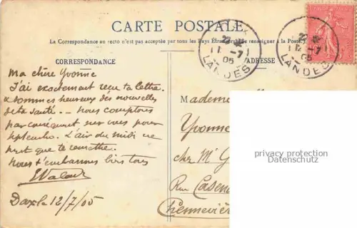 AK / Ansichtskarte DAX 40 Landes Les Baignots Vue d'ensemble