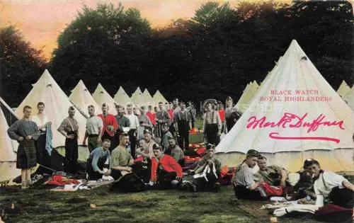 AK / Ansichtskarte Argyll  Scotland UK Black Watch Royal Highlanders