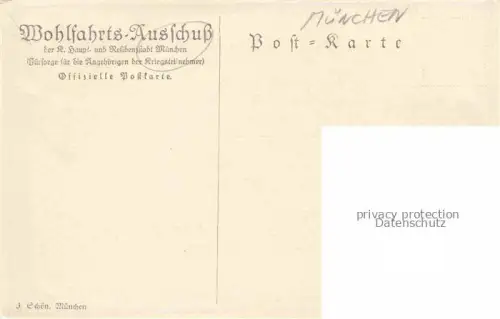 AK / Ansichtskarte MueNCHEN  Bayern Die deutsche Ernte reift Kuenstlerkarte