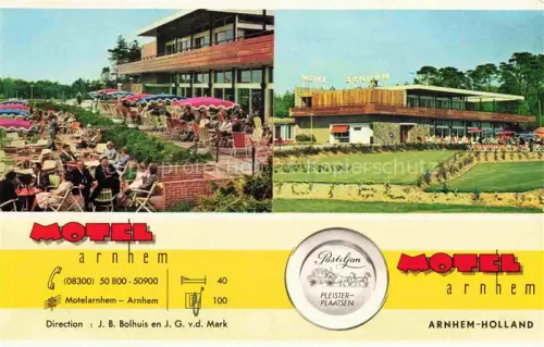AK / Ansichtskarte ARNHEM Arnheim NL Motel Arnhem Terrasse Park