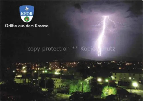 AK / Ansichtskarte Prizren_Kosovo Ansicht bei Nacht Prizren Kosovo