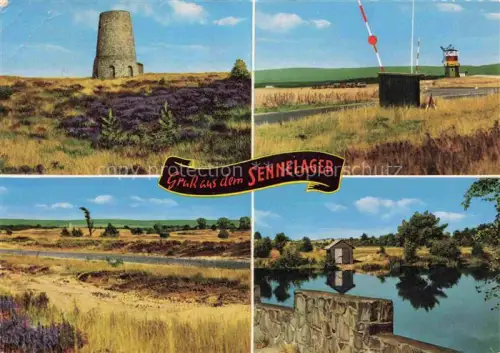 AK / Ansichtskarte Sennelager Paderborn Militaercamp Teilansichten