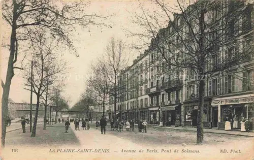 AK / Ansichtskarte SAINT-DENIS  93 Seine-Saint-Denis Avenue de Paris Pont de Soissons