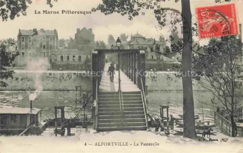 AK / Ansichtskarte Alfortville Alforville CRETEIL 94 Val-de-Marne La Passerelle