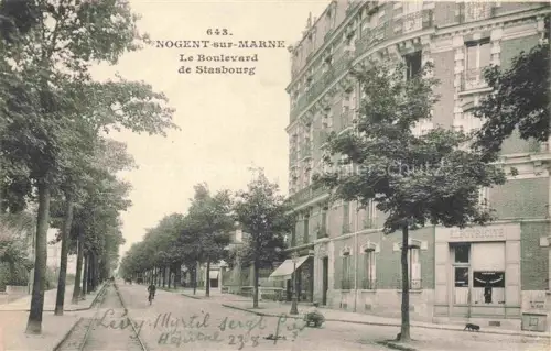 AK / Ansichtskarte NOGENT-SUR-MARNE 94 Val-de-Marne Le Boulevard de Strasbourg