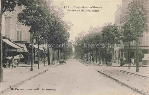 AK / Ansichtskarte NOGENT-SUR-MARNE 94 Val-de-Marne Boulevard de Strasbourg